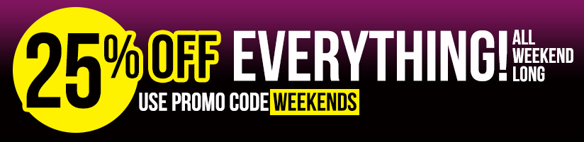 25 percent off weekends