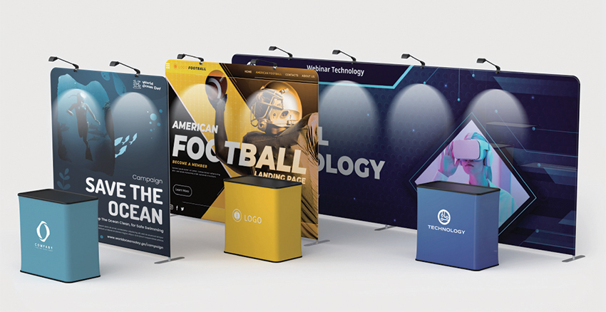 Trade show booth display in Chicago, IL