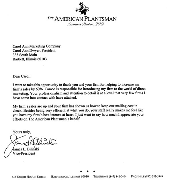 American Plantsman Testimonial