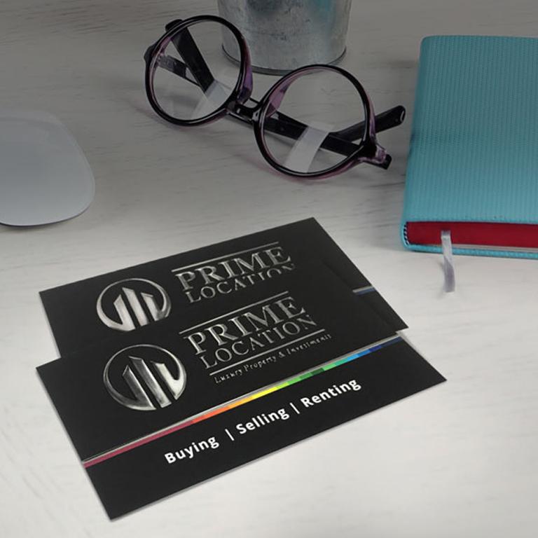 Raised Foil Stamped Cards