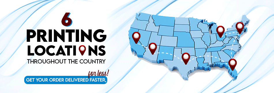 Printing in 6 Locations