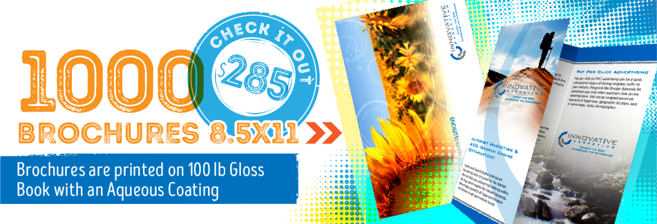 Detroit Print Shop - 1000 Brochures