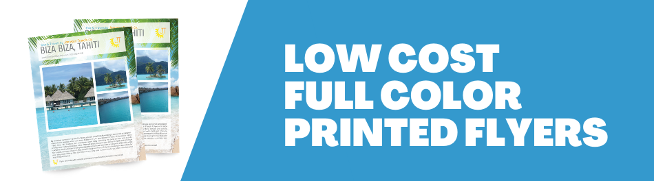 Low Cost Full Color Flyers and Brochures