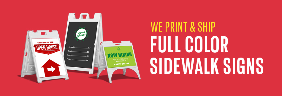 Sidewalk Signs