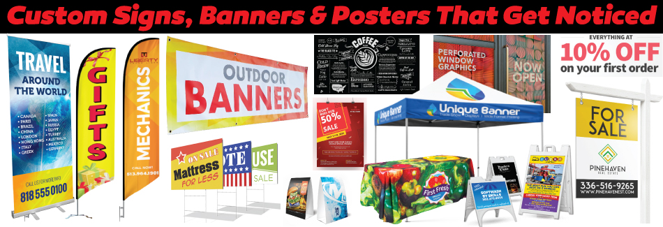 Signs, Banners & Posters