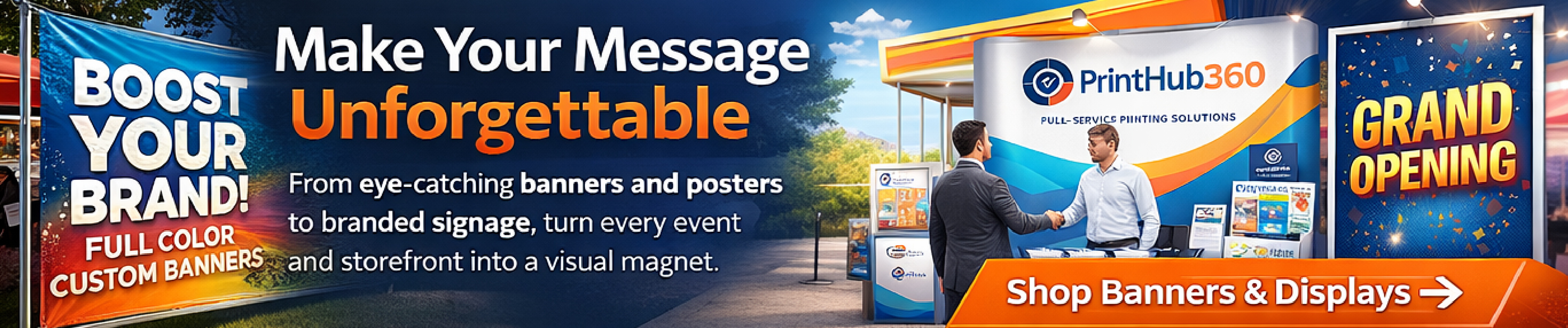 Shop Banners & Displays