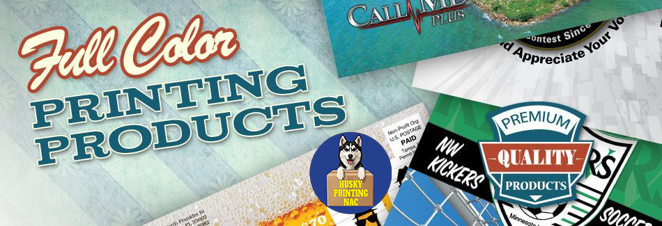 Full color printing products
