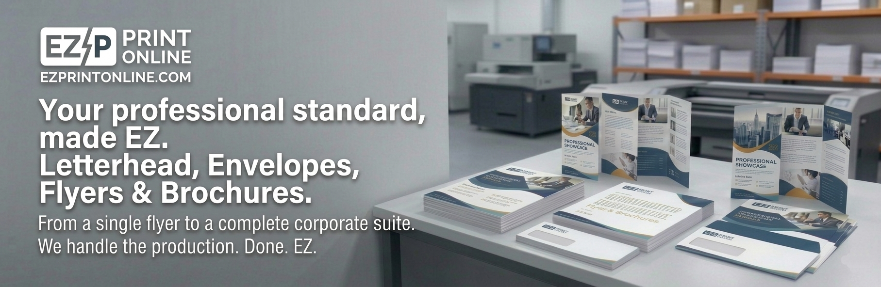 Letterhead, Envelopes, Brochures