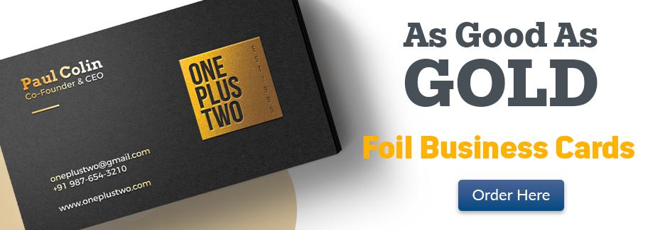 Foil Business Cards Promo Q2-17