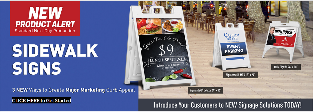 Sidewalk Signs