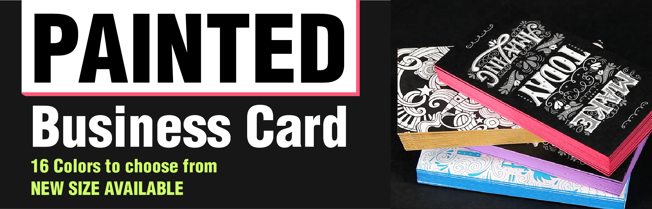 Painted Business Card