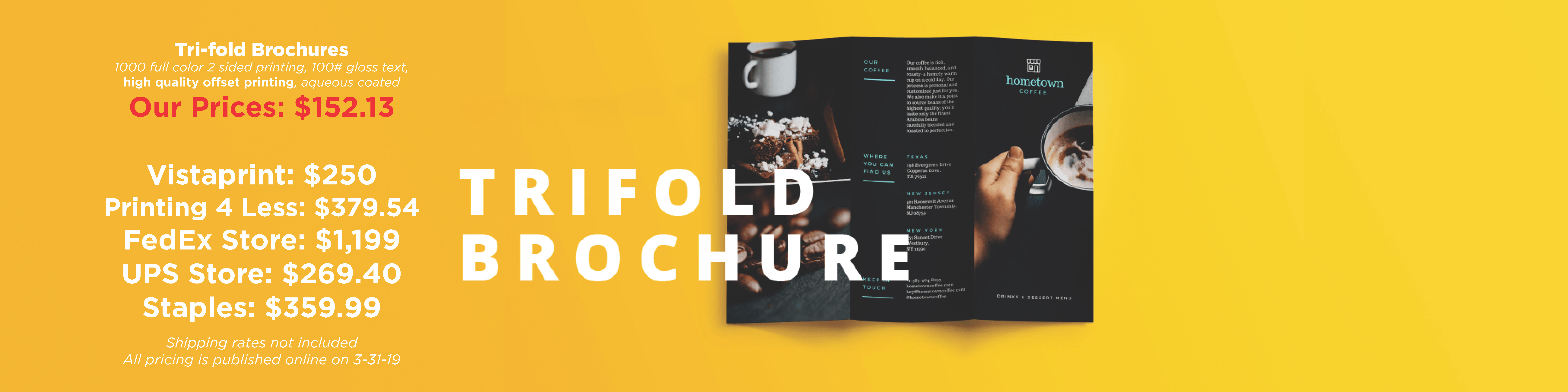 Trifold Price Compare