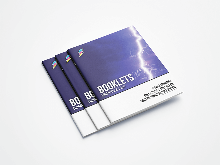 Booklets Quantities 1-50