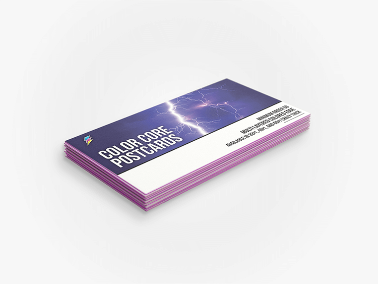 Color Core PostCards