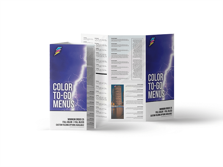 Color To Go Menus