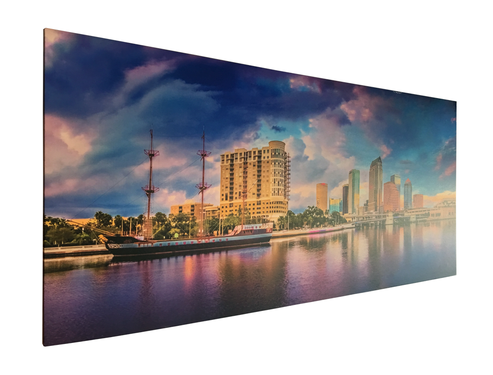 10x10 Mounted Prints Wrapped Gator Board