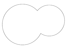 Infinity Die Cut Flyer