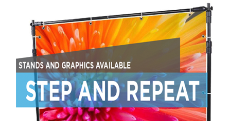 8'x8' Step & Repeat Banner | Step and Repeat Banners