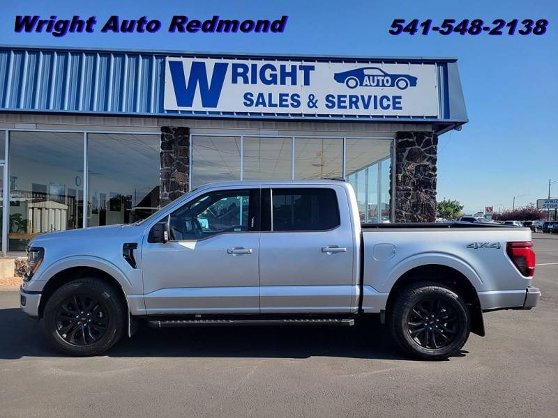 Silver 2024 Ford F-150 Pickup Truck Four-Wheel Drive 