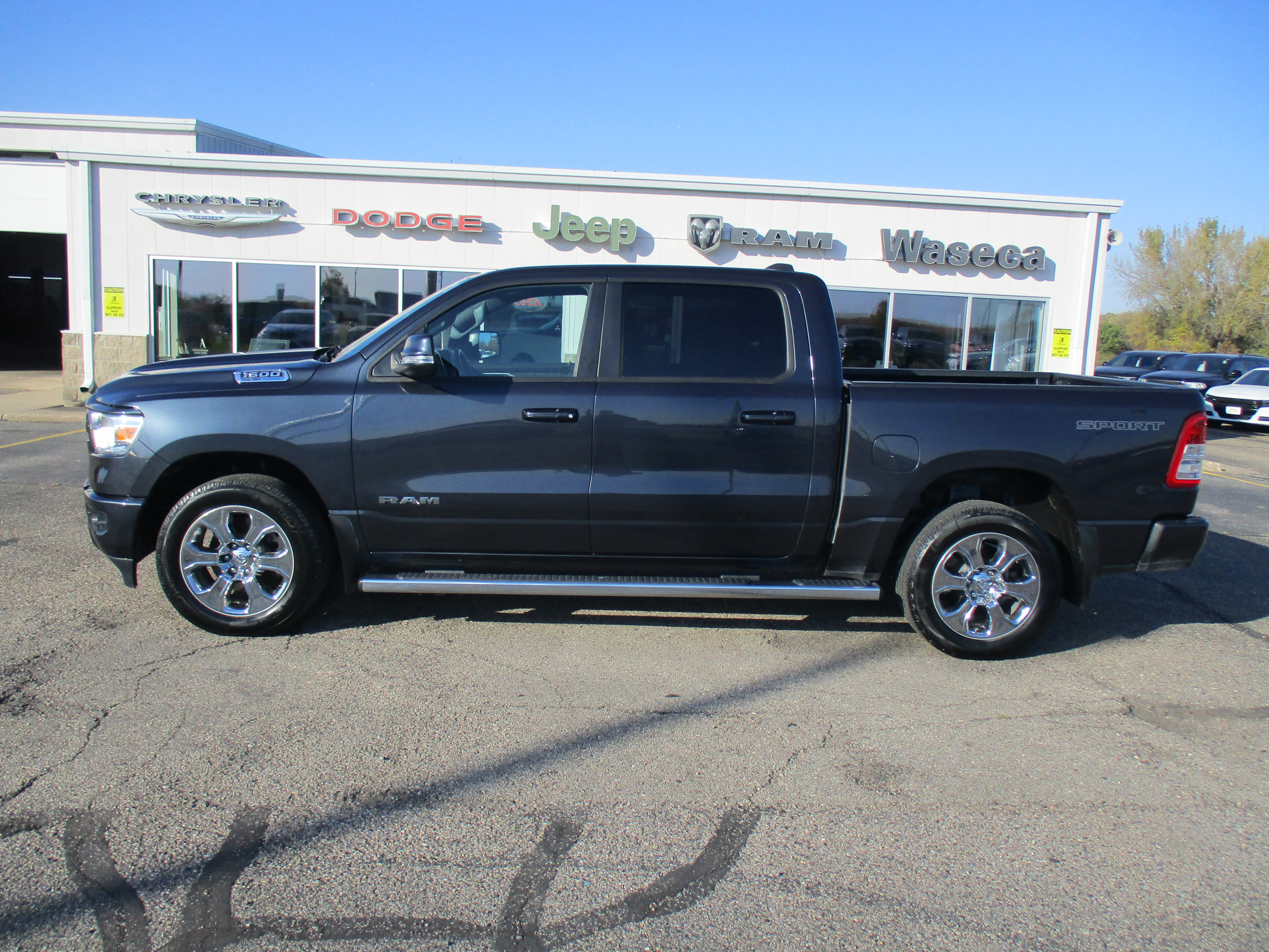 Used 2021 RAM Ram 1500 Pickup Big Horn/Lone Star with VIN 1C6SRFFT5MN692761 for sale in Waseca, Minnesota