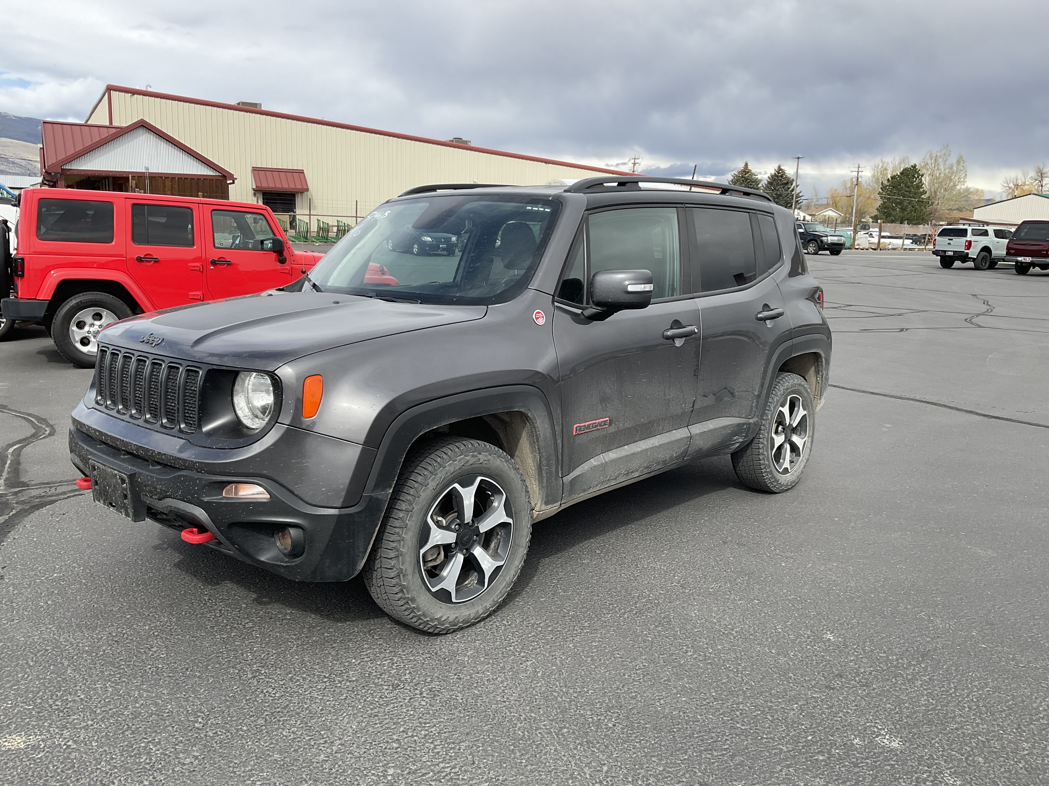 Gray 2020 Jeep Renegade Trailhawk 4WD SUV / Crossover Four-Wheel Drive Automatic