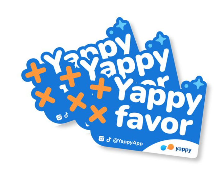 Prueba - 3 Stickers "+ Yappy x favor" - Vista 1