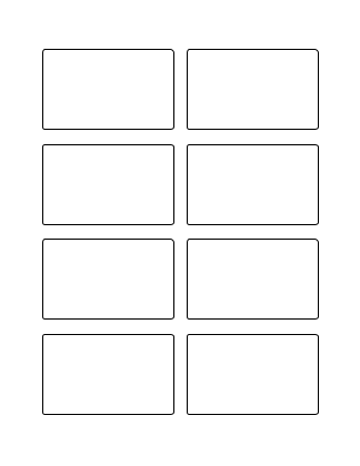 Template for Avery Presta® T00-4FK rectangle Labels 2" x 3.2" | Avery ...