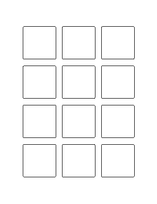 Template for Avery Presta® T00-37T square Labels 1.87" x 1.87" | Avery ...