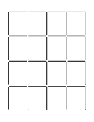 Template for Avery Presta® T00-343 rectangle Labels 2.25" x 1.75 ...