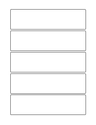 Template for Avery Presta® T00-A9S rectangle Labels 1.875" x 6.875 ...