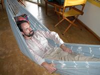 Robert in the hammock