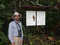 Roberto at the trailhead