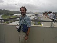 Robert at Miraflores visitors' center