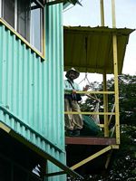 Robert on the balcony
