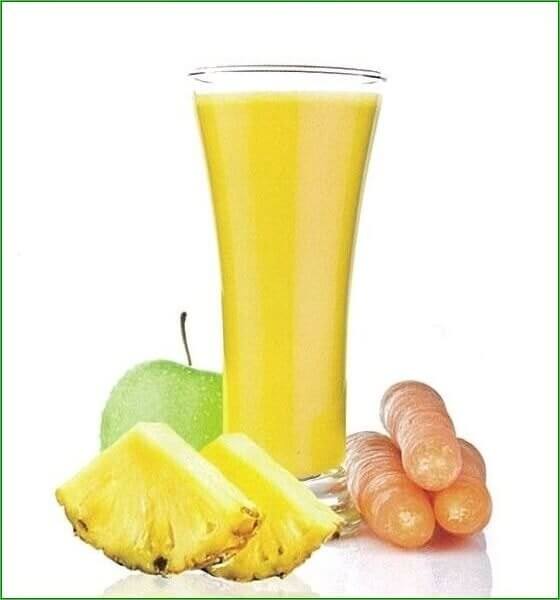Pineapple Paradise with Aloe Vera Juice