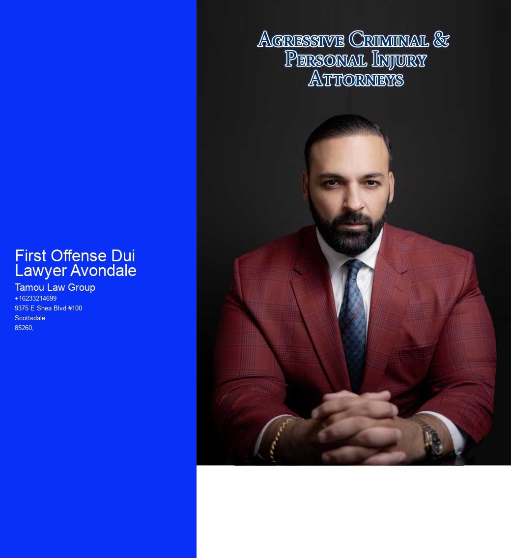First Offense Dui Lawyer Avondale