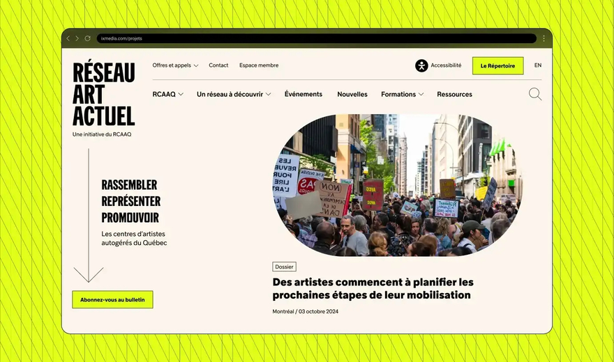 Réseau d'art actuel