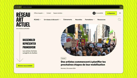 Réseau d'art actuel