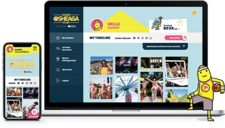 Application de ludification pour festivaliers