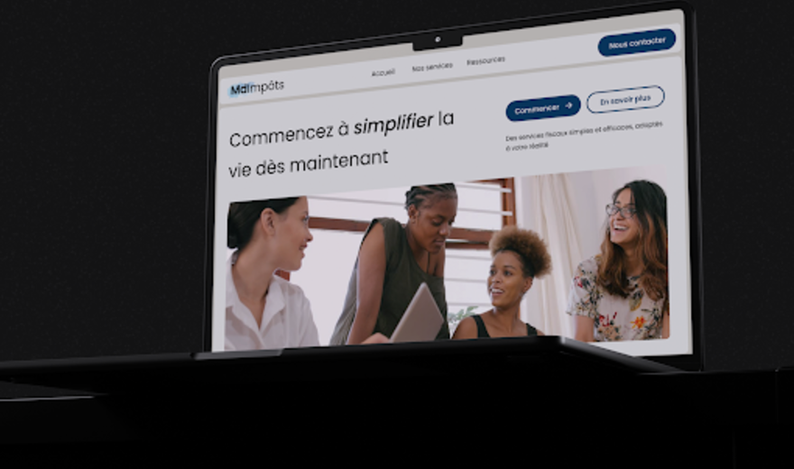 Site web pour un cabinet comptable