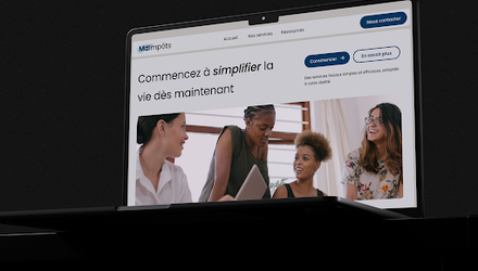 Site web pour un cabinet comptable
