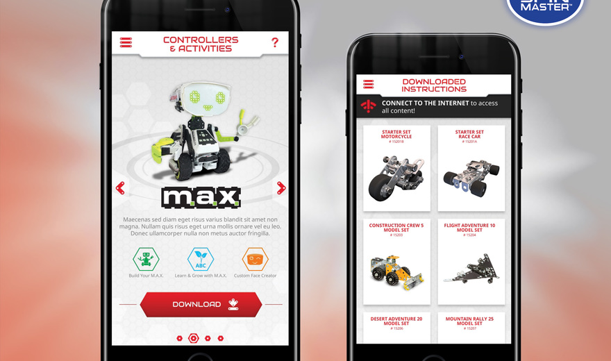 Application pour Spin Master (Collab. Bekom)