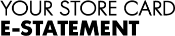YOUR STORECARD E-STATEMENT