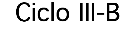 Ciclo III-B