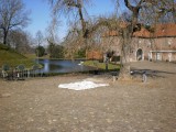 Kasteel Limbricht, Blauw, groen en ......restant sneeuw