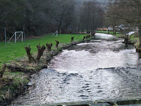 riviertje op de camping