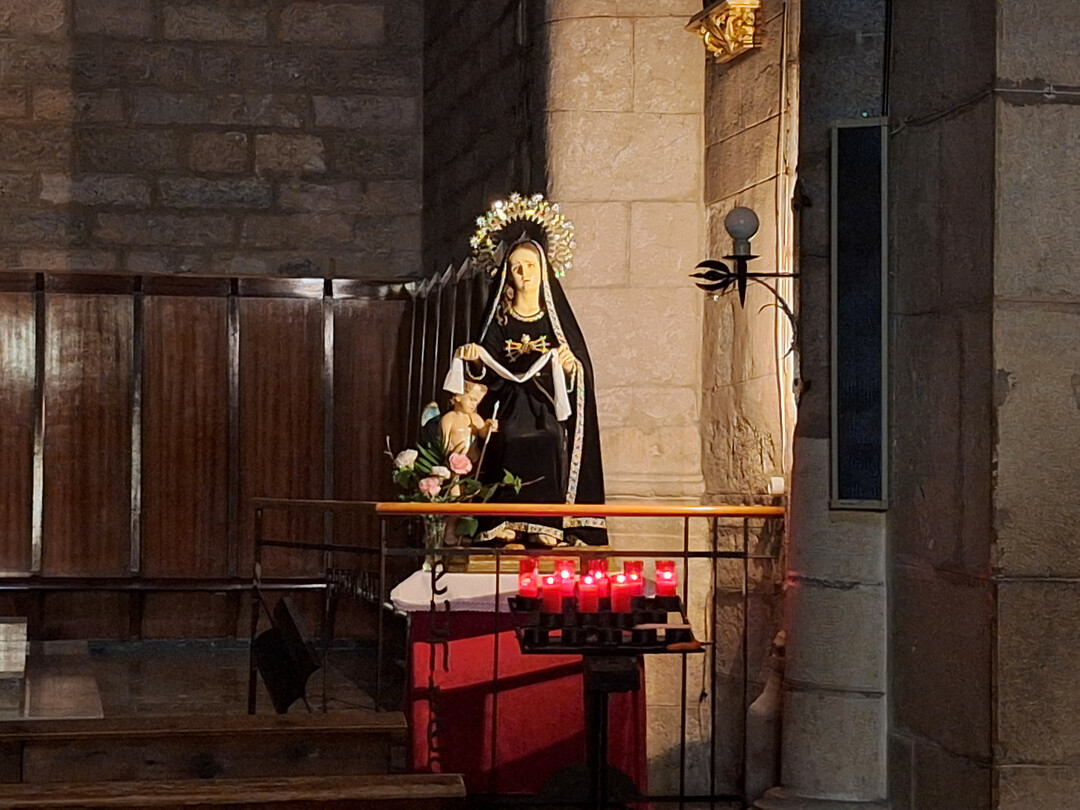 in de kerk