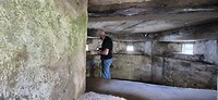 in de bunker