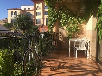 Fietsen op balkon