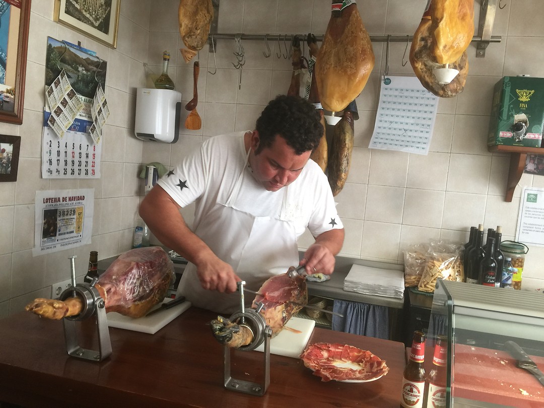 Iberico ham